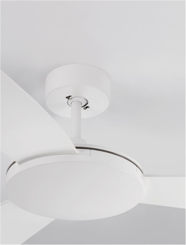 BLAIRE plafoniera - 9952360 - Aluminium Matt White & Glass 3ABS White Blades [2]