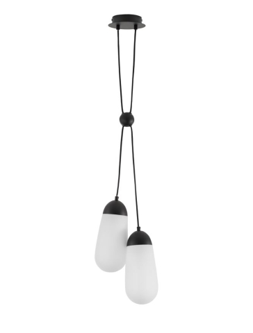 BLAKY suspensie SP2 - 9092825 - Matt Black Metal & Opal Glass [1]
