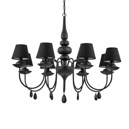 Candelabre - CANDELABRU CLASIC BLANCHE SP8 - IDEAL-LUX