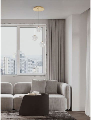 Blazik Sp3 - Brass Gold Metal & Clear Glass