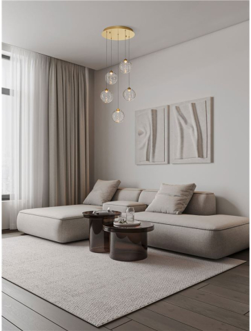 Blazik Sp5 - Brass Gold Metal & Clear Glass