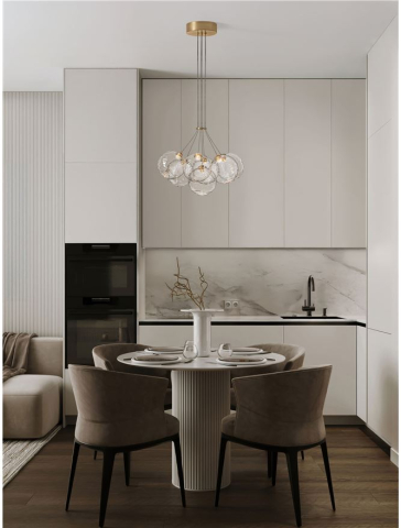 Blazik Sp7 - Brass Gold Metal & Clear Glass