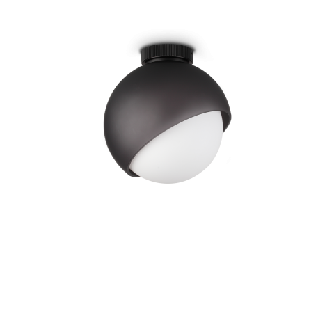 Plafoniere - BLOOM PL1 D22 NERO - plafoniera moderna