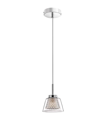 BOCCALE suspensie SP1 - 1300301301 - Chrome Aluminium Clear Glass [1]