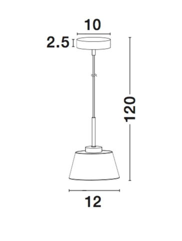 BOCCALE suspensie SP1 - 1300301301 - Chrome Aluminium Clear Glass [3]