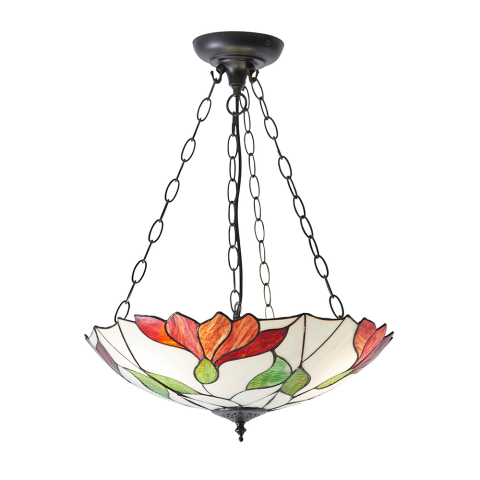 Suspensie Botanica, 3 surse de lumină, model inversat