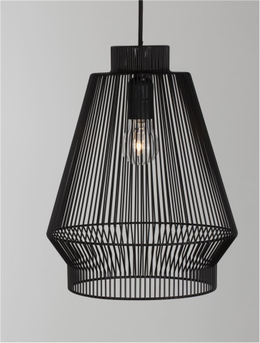 BREDO suspensie SP1 - 9586510 - Black Aluminium Black Fabric Wire & Base [8]