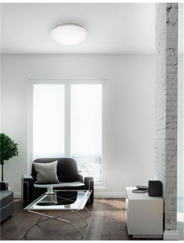 Plafoniere - BREST plafoniera - 832403 - White Opal Glass & Metal