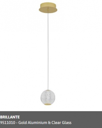 Lustre simple - Suspensie moderna Brillante 9511010 - Nova Luce