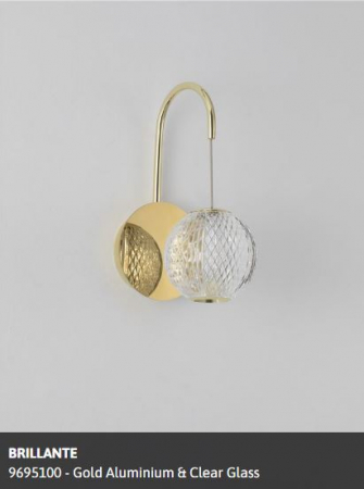 Aplice - Aplica moderna Brillante 9695100 - Nova Luce