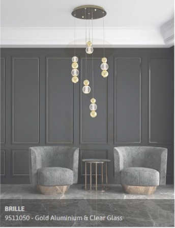 Lustre simple - Suspensie moderna Brille 9511050 - Nova Luce