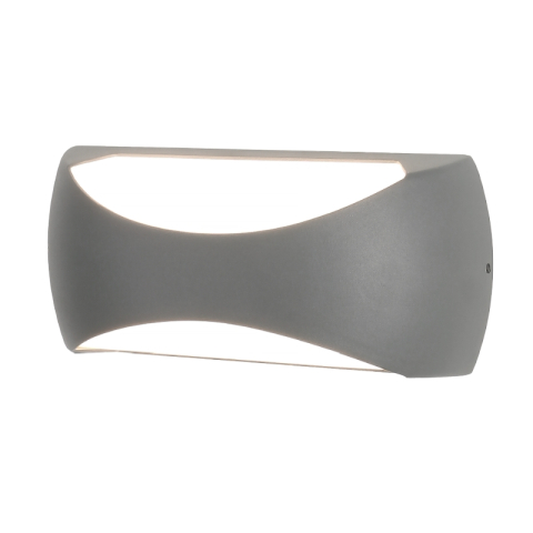 Exterior - APLIQUE LED 12W 3000K GRIS OSCURO