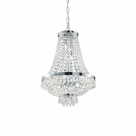 Candelabre - LUSTRA CLASICA CU CRISTALE - CAESAR SP6 - IDEAL-LUX