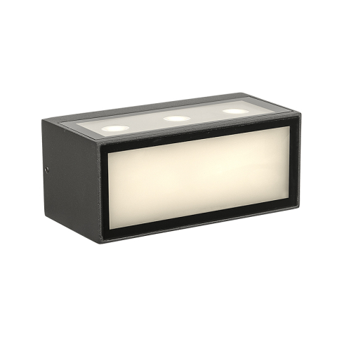 Exterior - APLIQUE LED IP65 10,5W 3000K GRIS OSCURO