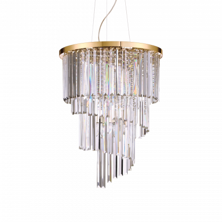 Candelabre - SUSPENSIE CLASICA CU CRISTALE CARLTON SP12 - IDEAL-LUX