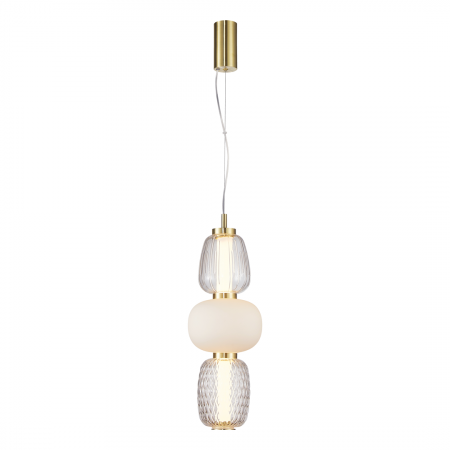Lustre simple - CARO GOLD 28W LED - suspensie LED moderna ML0363