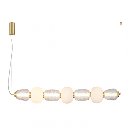 Lustre simple - CARO GOLD 42W LED - suspensie moderna LED