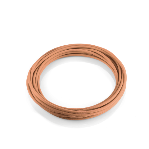 CAVO TESSUTO 10M RAME - cablu textil cupru (rose)
