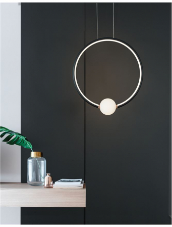 Lustre simple - Celia Suspensie negru - 9820605 - suspensie verticala