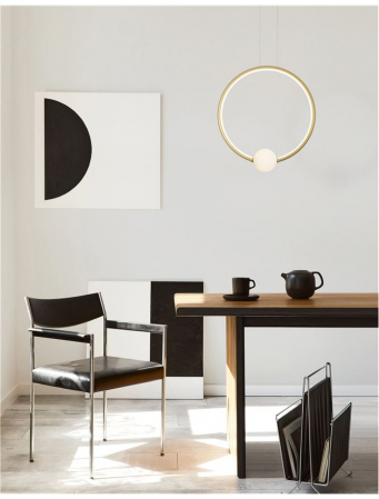 Lustre simple - Celia Suspensie Satin Gold - 9820604