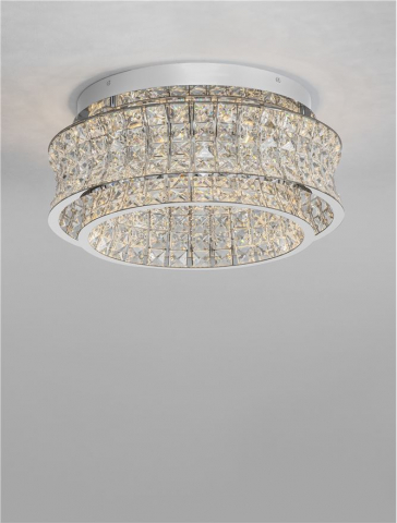 CELYSIA PL50 crom - plafoniera cristal- moderna [3]