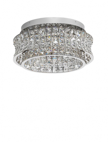CELYSIA PL50 crom - plafoniera cristal- moderna