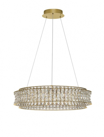 CELYSIA SP80 slim gold - Suspensie cristal - moderna