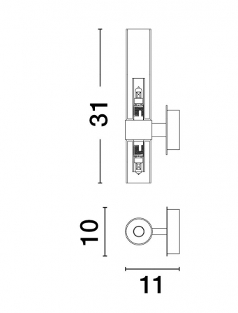 Century AP1 - 9006054 - aplica moderna - corpuri de iluminat NOVA LUCE [3]