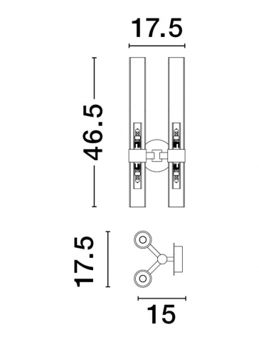 Century AP2 - 9006055 - aplica moderna - corpuri de iluminat NOVA LUCE [4]