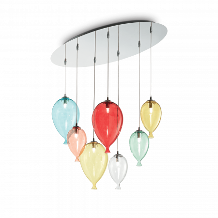 Candelabre - LUSTRA MODERNA CLOWN SP7 COLOR - IDEAL-LUX