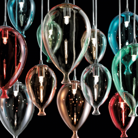 LUSTRA MODERNA CLOWN SP12 COLOR - IDEAL-LUX [1]
