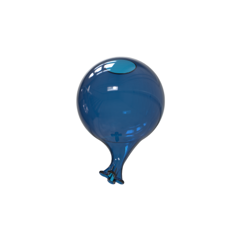 Corpuri pt interior - CLOWN VETRO BLU - abajur sticla pt suspensie