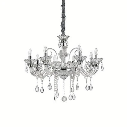 Candelabre - CANDELABRU CLASIC CU CRISTAL COLOSSAL SP8 - IDEAL-LUX