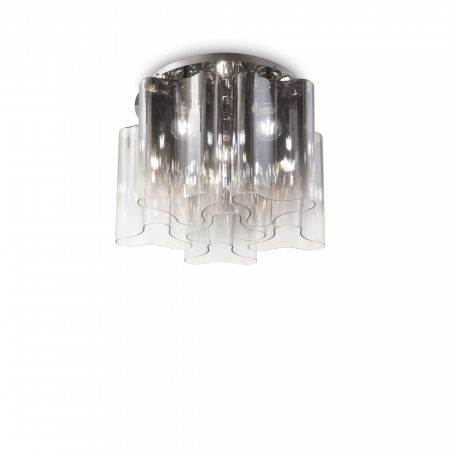 Plafoniere - PLAFONIERA MODERNA COMPO PL6 FUME - IDEAL-LUX