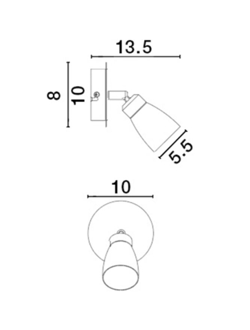 CONO aplica AP1 - 668001 - White Aluminium [1]