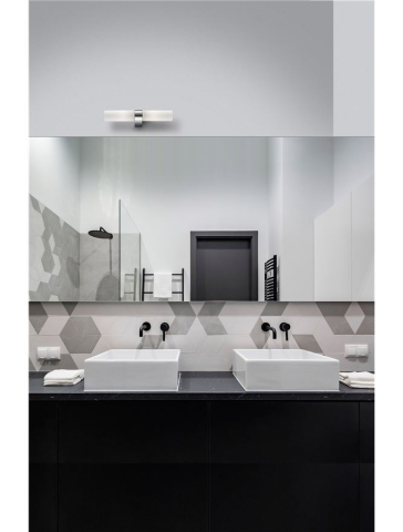 Aplice - CORB aplica - 6310541 - White Opal Glass & Chrome Aluminium