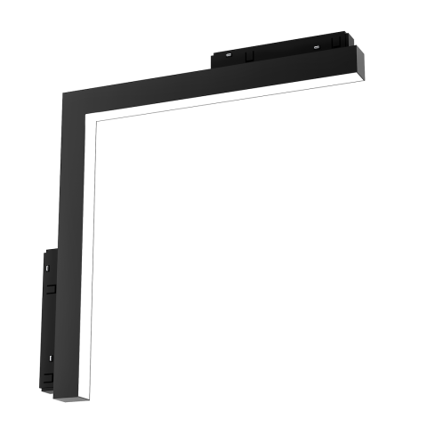 M20 Milagro - Corp de iluminat liniar LED 24W, formă L jos, pentru sina magnetica M20