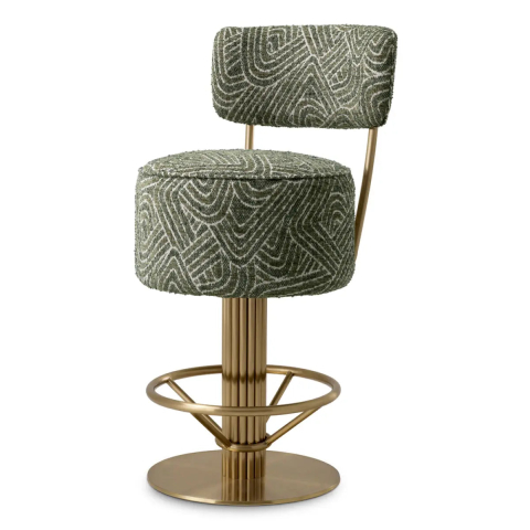 Furniture - Counter Stool Carleton with back | Eichholtz | Furniture