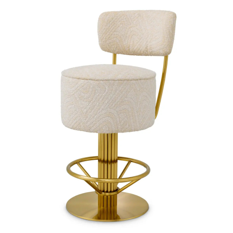 Furniture - Counter Stool Carleton with back | Eichholtz | Furniture