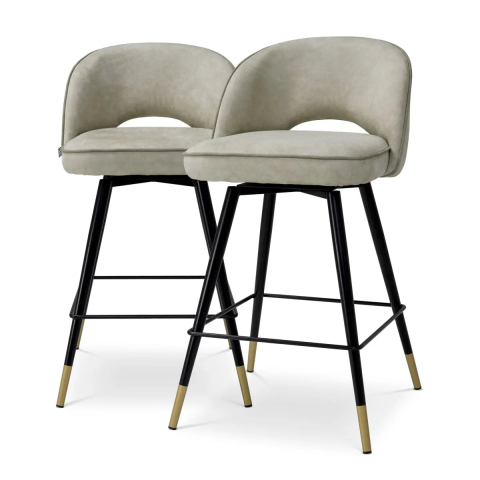 Furniture - Counter Stool Cliff - Set of 2 | Eichholtz | Furniture