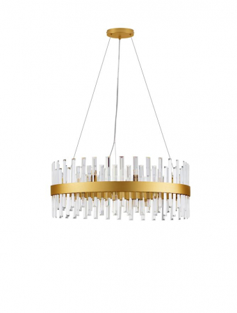CROWN Suspension LAMP, 18L.,  diam 75 cm - GOLDEN - Nova Luce [1]