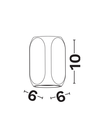 Plafoniere - Cubi W-6W-SM-W6-Sq