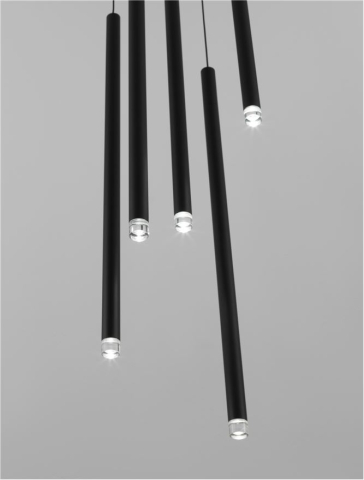 Lustre simple - Dandia SP5 round -  suspensie moderna
