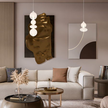 DAPHNE White 36W LED - suspensie moderna alb - ML0863 [2]