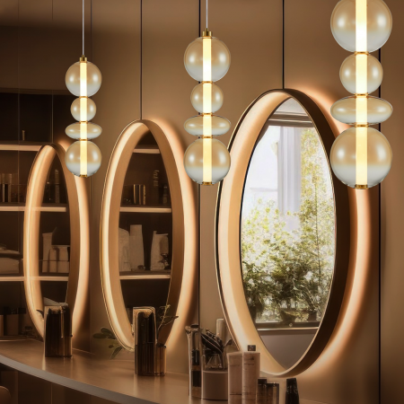 DAPHNE GOLD 36W LED - suspensie moderna alb - ML0346 [3]