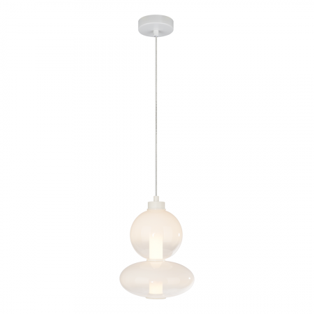 Lustre simple - DAPHNE White 12W LED - suspensie moderna - ML0862