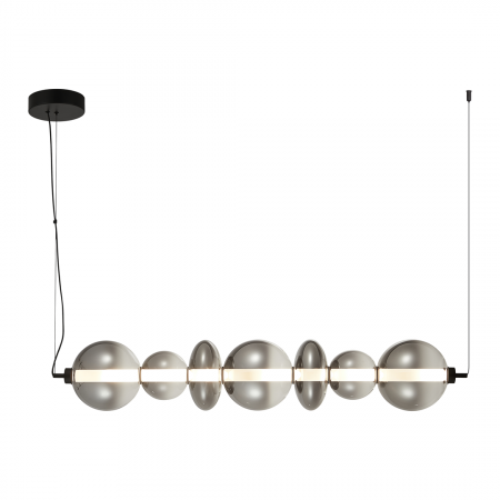 Lustre simple - DAPHNE Crom (Fume) 40W LED - suspensie moderna - ML0348