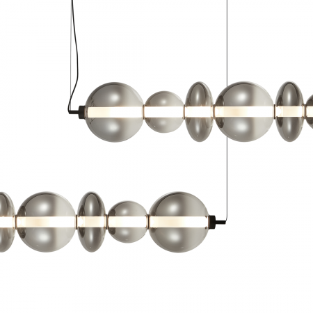 DAPHNE Crom (Fume) 40W LED - suspensie moderna - ML0348 [1]
