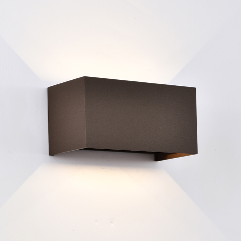  Apliques Exterior - APLIQUE EXTERIOR LED* 4*6W 2700K DIM CORTEN