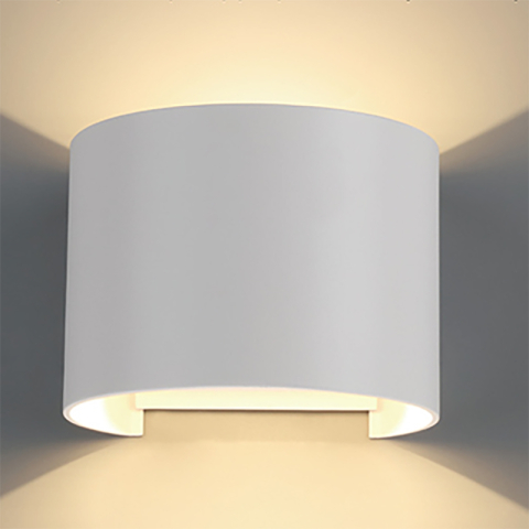  Apliques Exterior - APLIQUE EXTERIOR LED R.* 2*6W 2700K DIM BLANCO